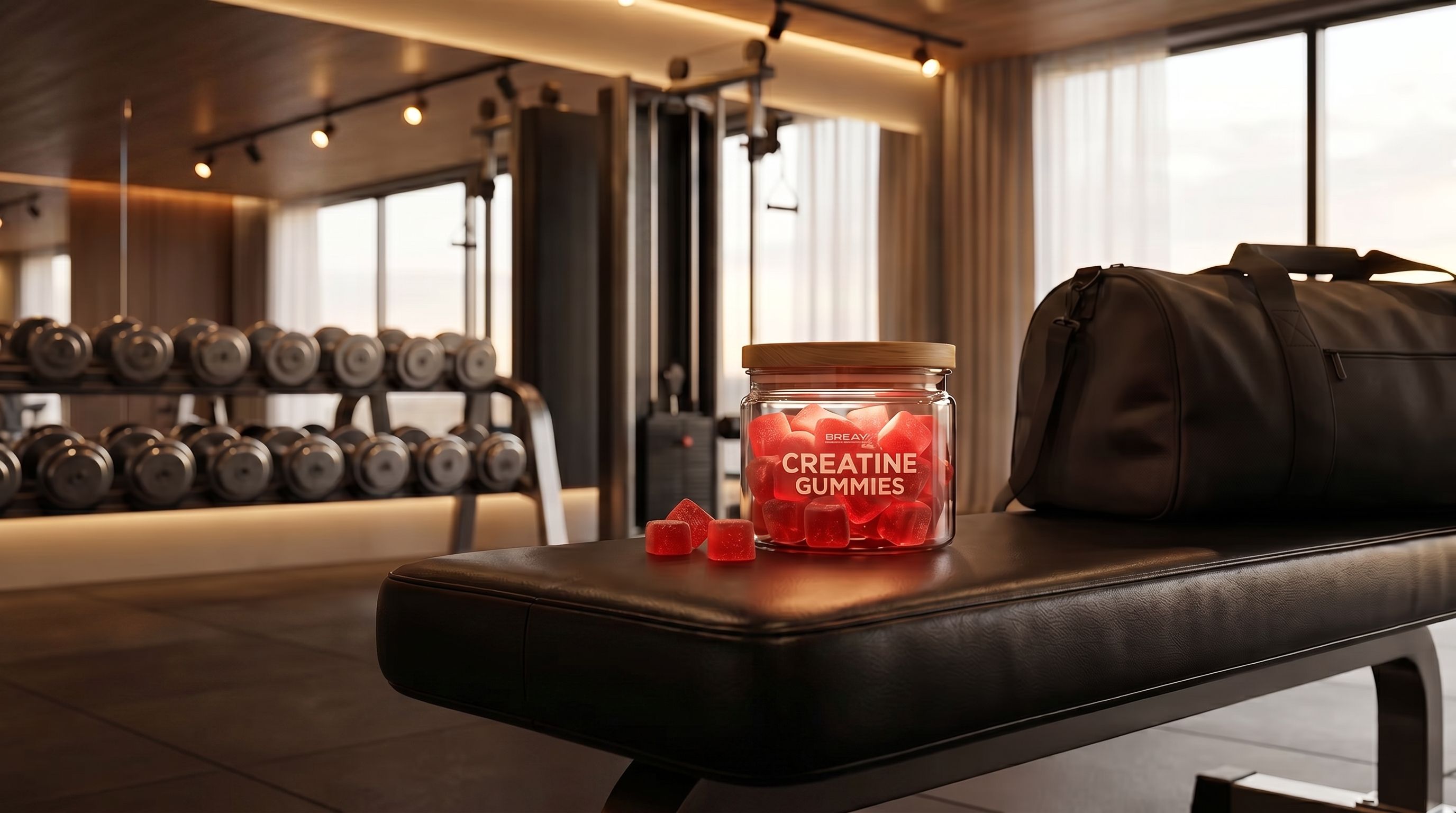 Comparison of creatine gummy convenience versus powder preparation for athletes on-the-go