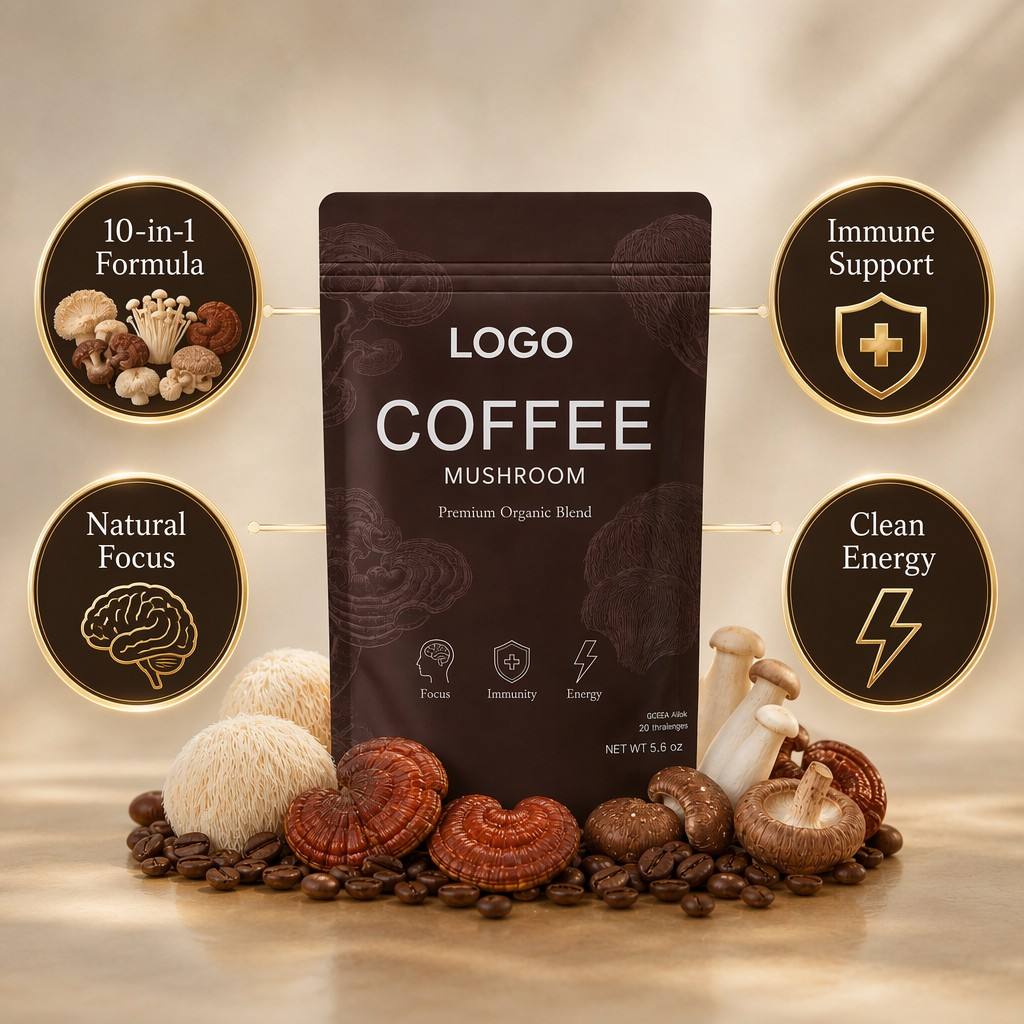 Mushroom Coffee - 10-in-1 Functional Blend