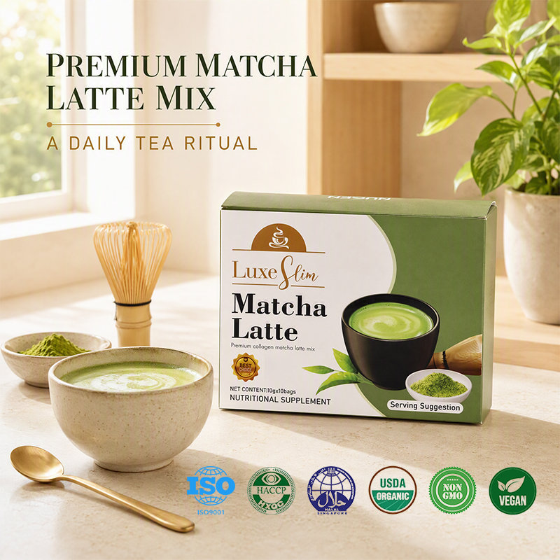 LuxeSlim Matcha Latte Product Box
