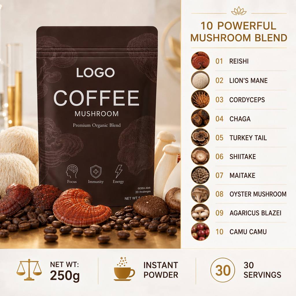 Mushroom Coffee - 10-in-1 Functional Blend