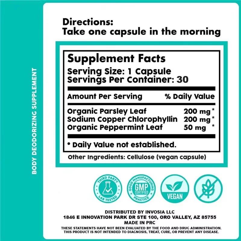 OEM Body Deodorizing Capsules